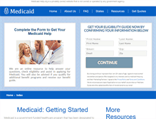 Tablet Screenshot of medicaid-help.org